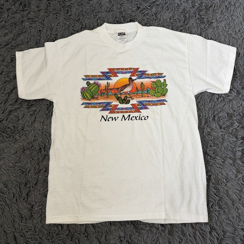 Vintage 90s Tultex New Mexico Albuquerque Road Runner Shirt Men's Size Xl
